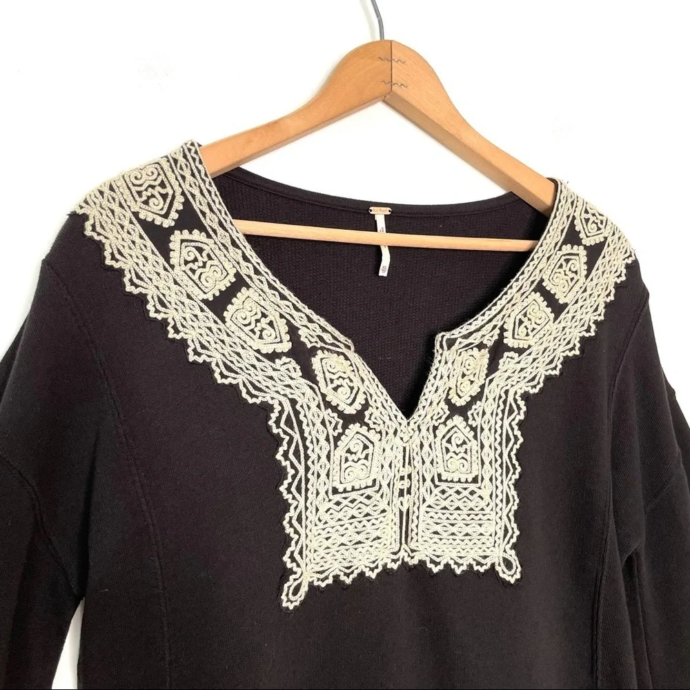 Free People xs embroidered